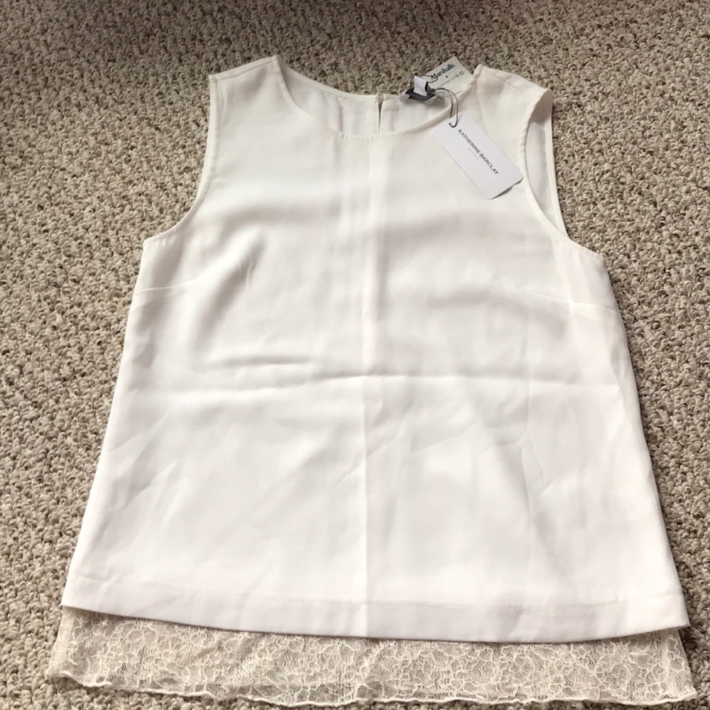 Katherine Barclay White/cream top